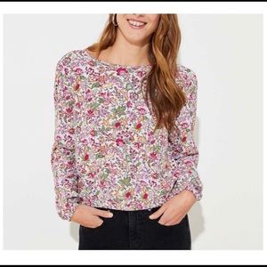 Loft floral blouse-NWT